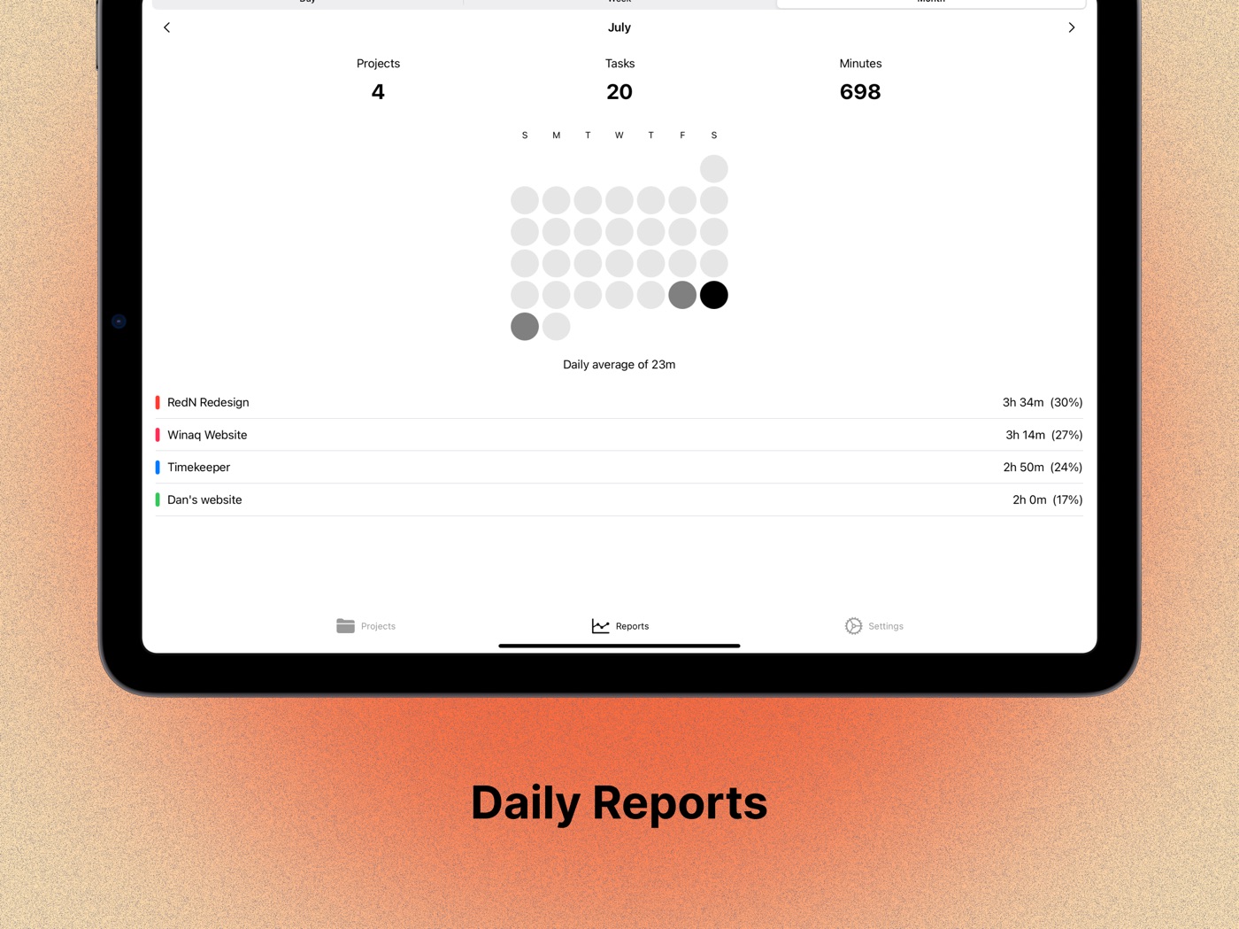 Timekeeper iPad screenshot 3
