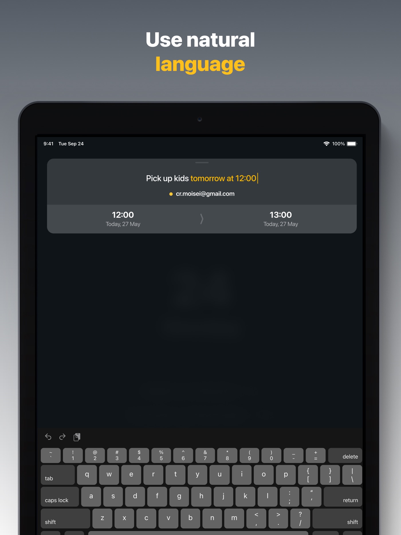 Solid Calendar iPad screenshot 2