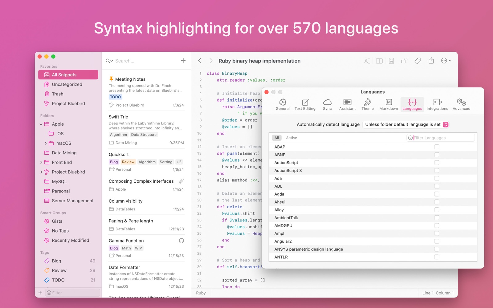 SnippetsLab Mac screenshot 4