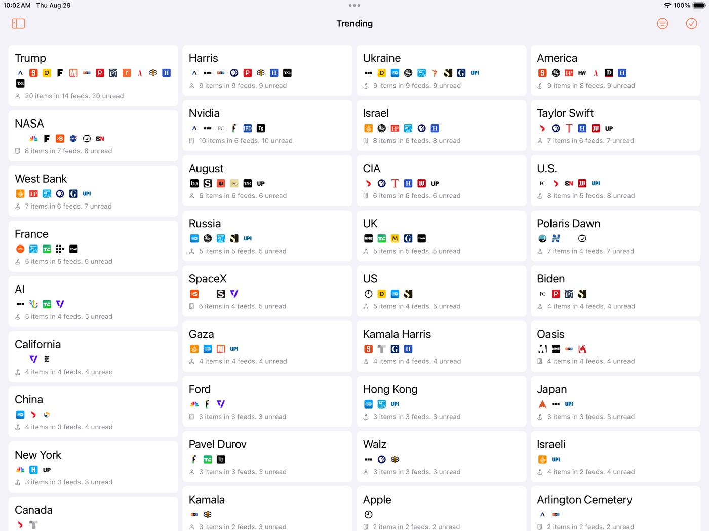 Den for RSS iPad screenshot 6