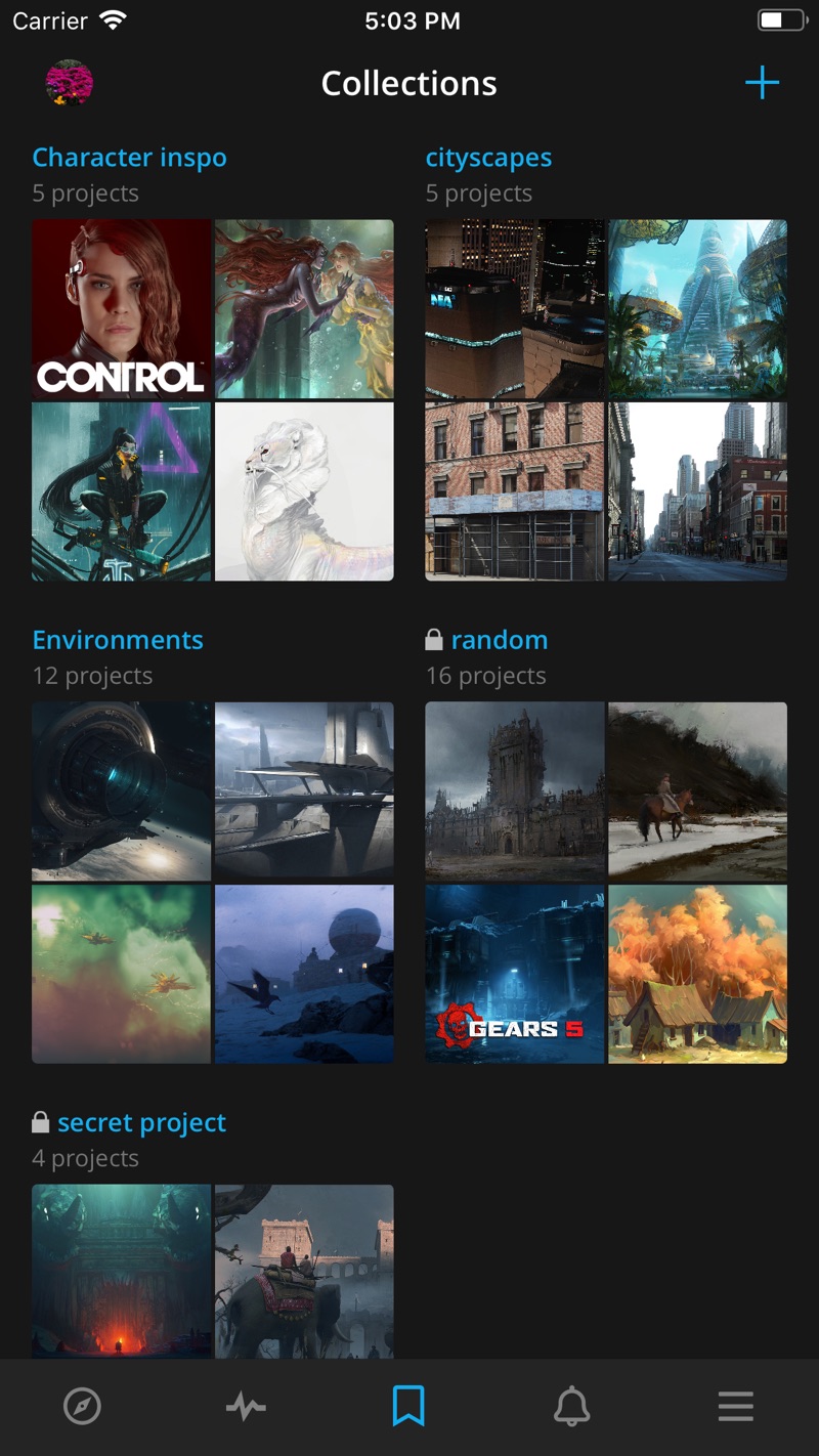 ArtStation iPhone screenshot 3