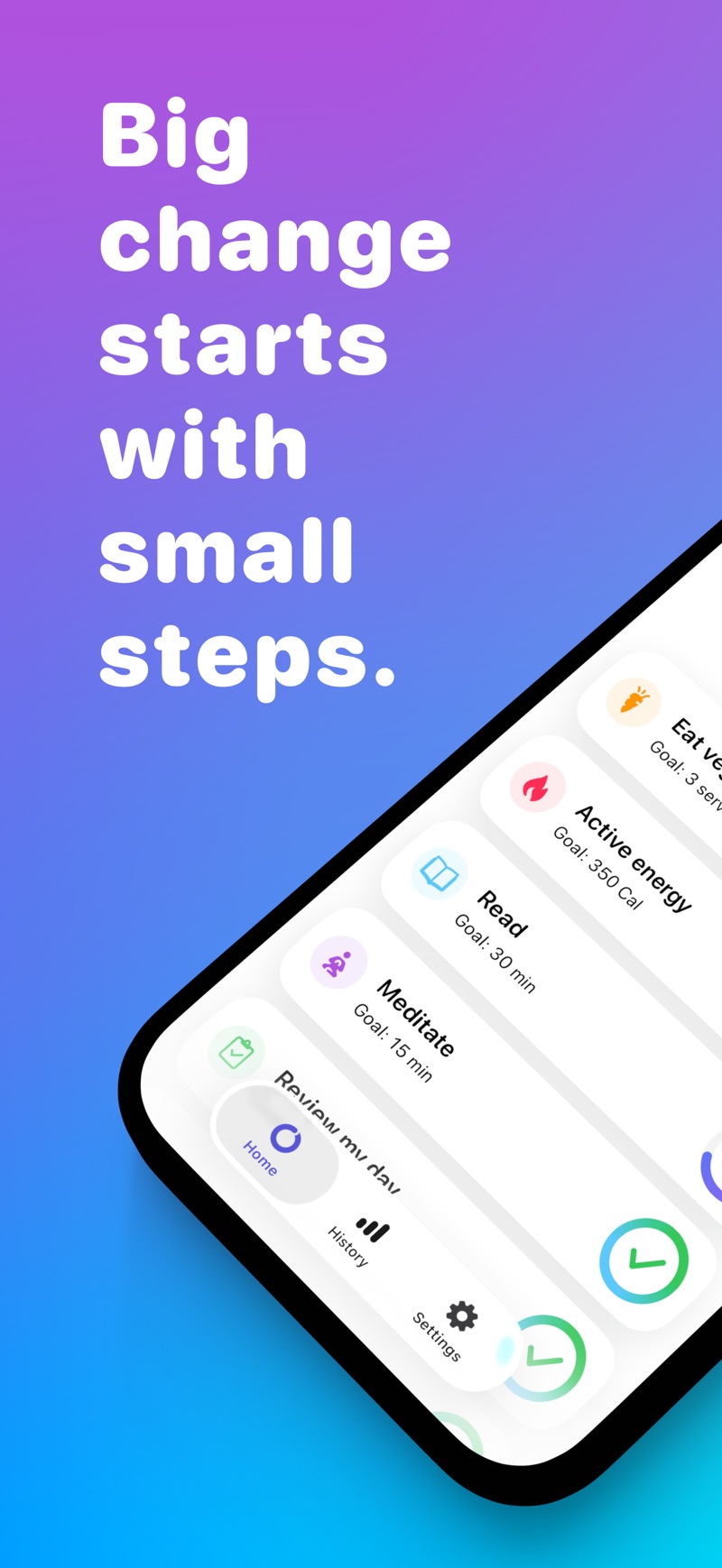 Awesome Habits iPhone screenshot 1