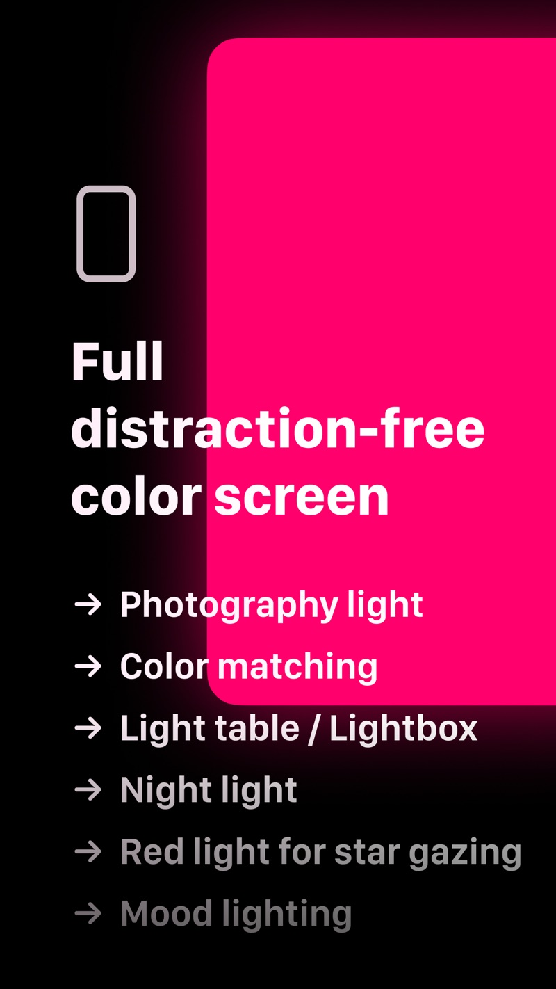 Screen Light Color iPhone screenshot 2