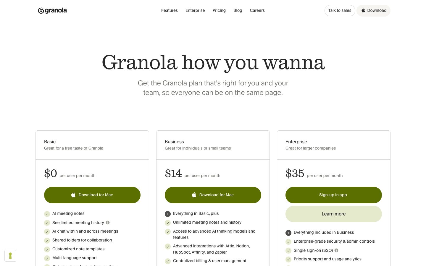Pricing